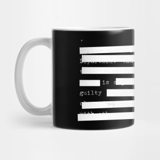 Redacted - Trump Is Guilty Of Espionage Mug